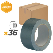 PACK PROMO 36 ADHESIFS GRIS TOILE 33X50MM